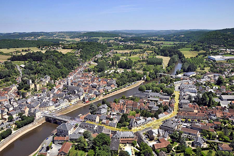 24montignac-16-0610 - Photo aérienne Montignac (16) - Dordogne : PAF