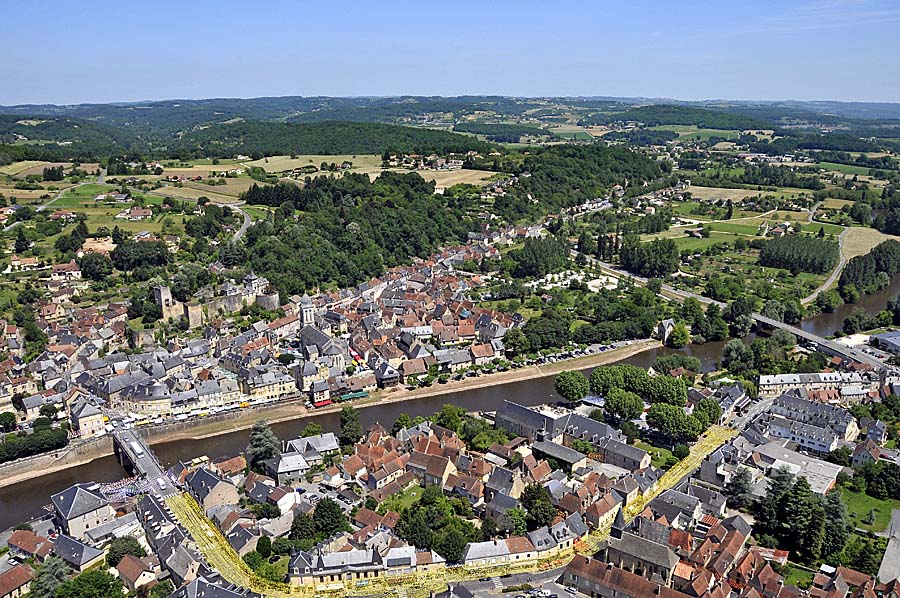 24montignac-21-0610 - Photo aérienne Montignac (21) - Dordogne : PAF