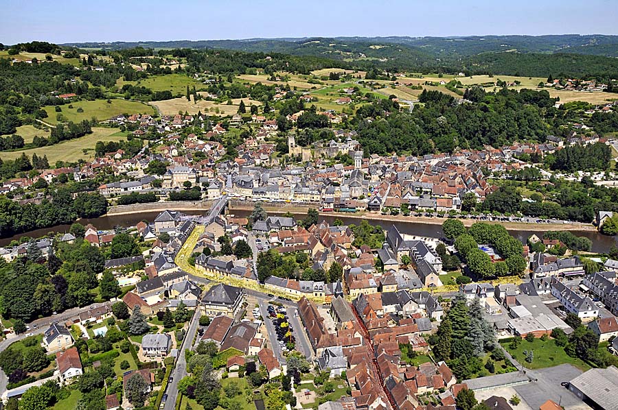 24montignac-4-0610 - Photo aérienne Montignac (4) - Dordogne : PAF
