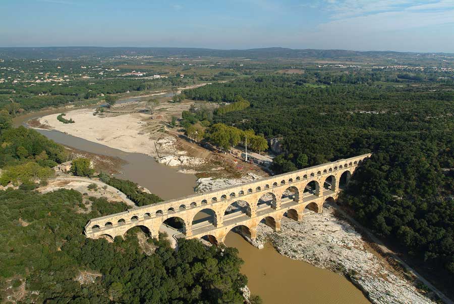 30le-pont-du-gard-1-1003 - Photo aérienne Le-pont-du-gard (1) - Gard : PAF