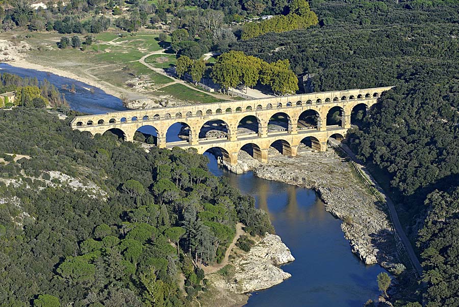 30le-pont-du-gard-6-1014 - Photo aérienne le-pont-du-gard (6) - Gard : PAF