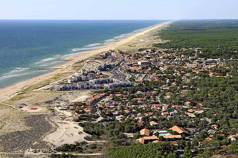 33lacanau-ocean-19-0708 - Photo aérienne Lacanau-ocean (19) - Gironde : PAF