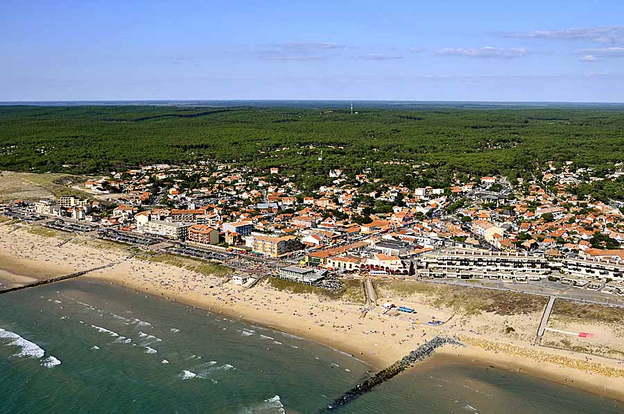 33lacanau-ocean-35-0708 - Photo aérienne Lacanau-ocean (35) - Gironde : PAF