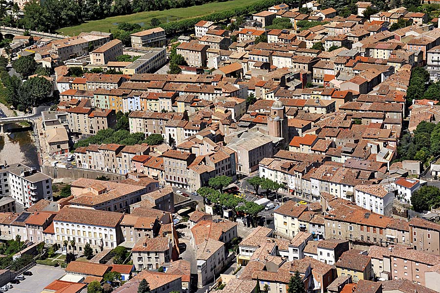 34bedarieux-9-0612 - Photo aérienne Bedarieux (9) - Hérault : PAF