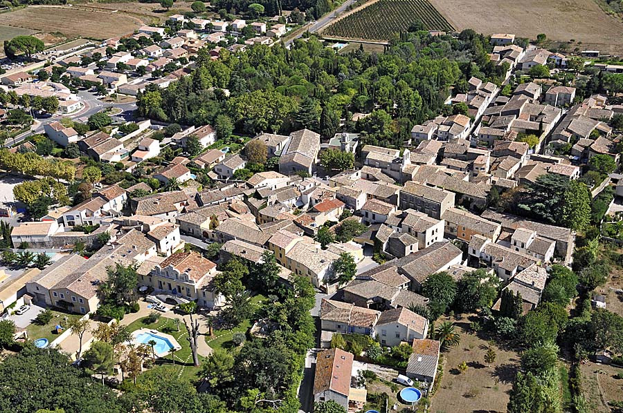 34valergues-14-0908 - Photo aérienne Valergues (14) - Hérault : PAF
