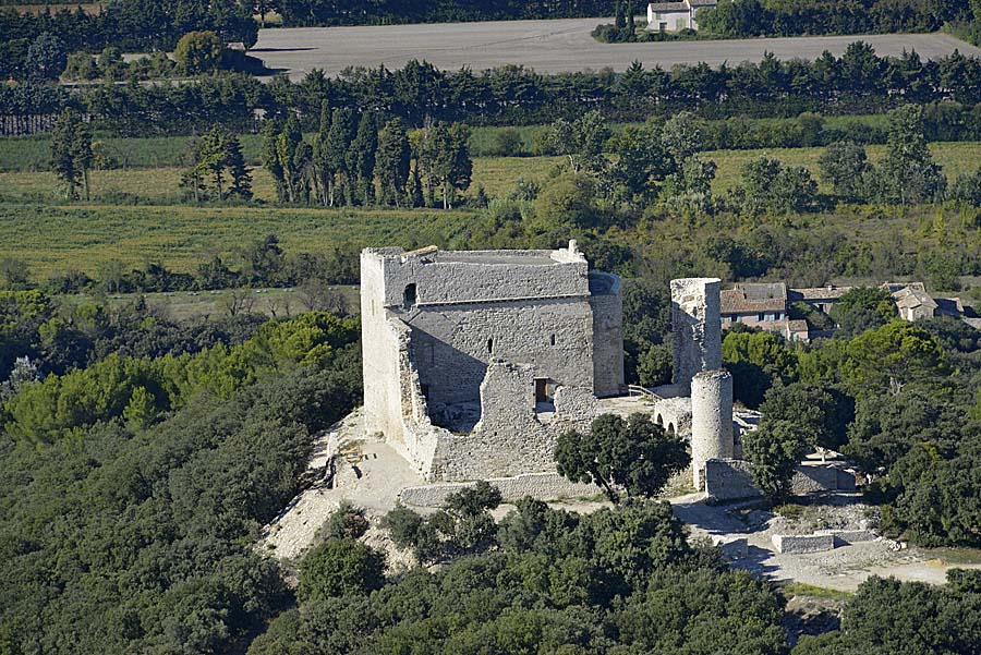 photo aérienne chateau-de-thouzon
