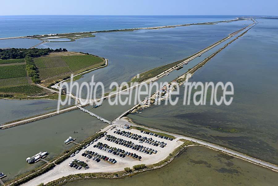 Photo aérienne de Canal Rhone a Sete (34) — fleuves