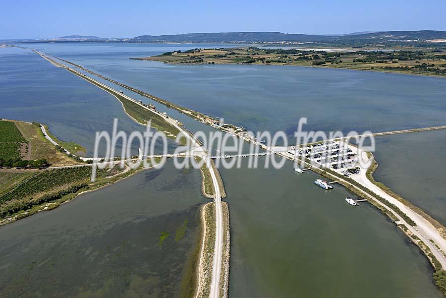 Photo aérienne de Canal Rhone a Sete (34) — Hérault