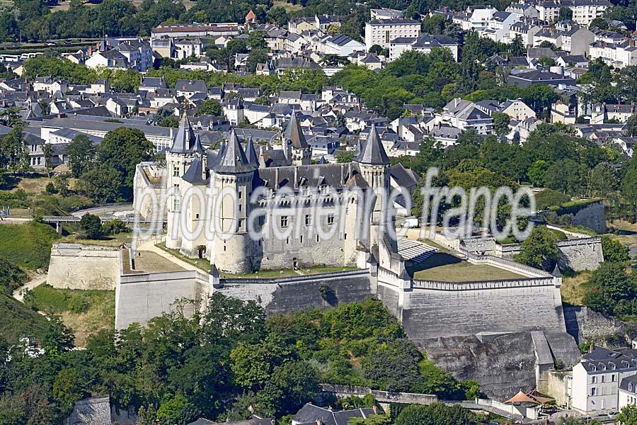 Vue aérienne de Saumur, Maine-et-Loire (n°23)