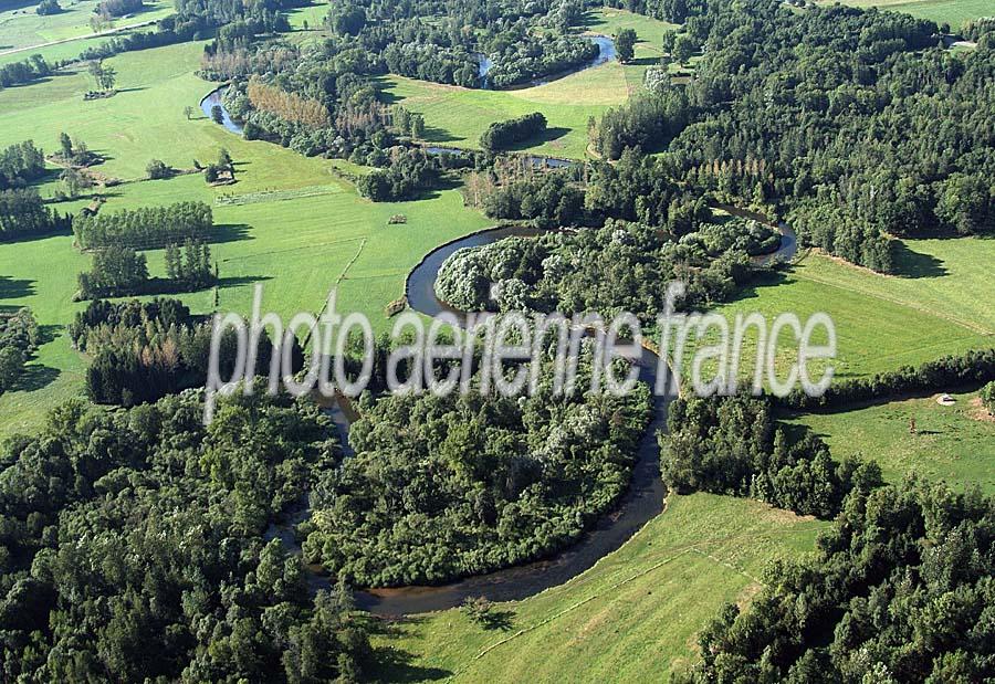 Vue aérienne d'Azerailles, Meurthe-et-Moselle