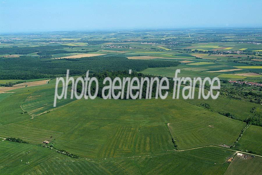 Vue aérienne de Goviller, Meurthe-et-Moselle