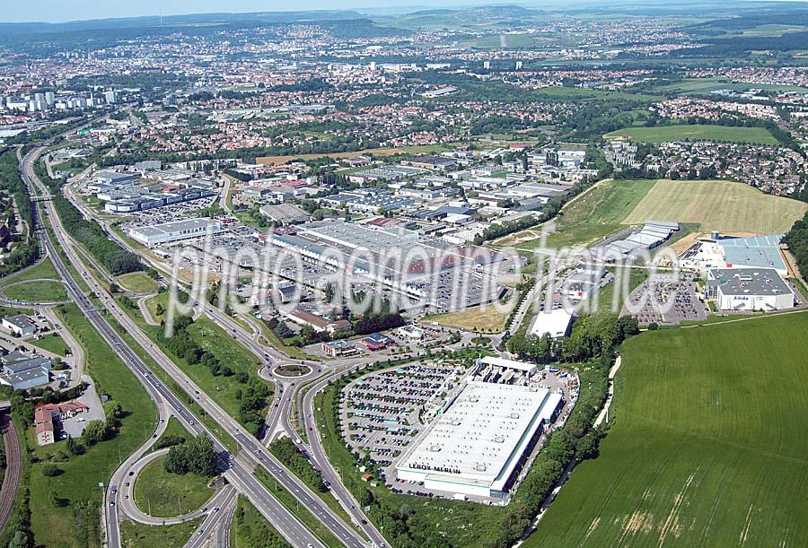 Vue aérienne d'Houdemont, Meurthe-et-Moselle