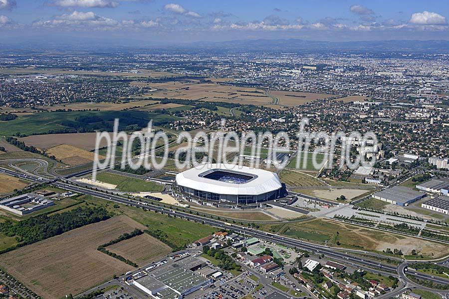 Grand Stade de Lyon vu du ciel — photo aérienne du Rhône (vue 3)