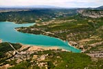 04lac-de-sainte-croix-20-0810 - Photo aérienne Lac-de-sainte-croix (20) - Alpes de Haute-Provence : PAF