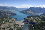 05serre-poncon-lac-8-0712 - Photo aérienne serre-poncon-lac (8) - Hautes-Alpes : PAF