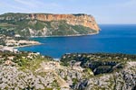 photo aérienne calanques cassis Marseille