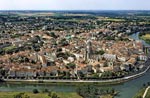 17saintes-11-e03 - Photo aérienne Saintes (11) - Charente-Maritime : PAF