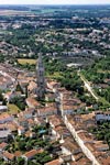 17saintes-13-e03 - Photo aérienne Saintes (13) - Charente-Maritime : PAF