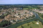 17saintes-5-e03 - Photo aérienne Saintes (5) - Charente-Maritime : PAF