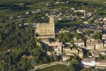 photo aérienne chateauneuf-du-pape
