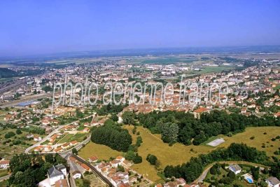 Ambérieux-en-Dombes vu du ciel — photo aérienne de l'Ain