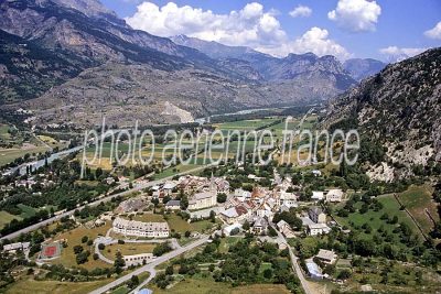 Saint-Crépin vu du ciel — photo aérienne des Hautes-Alpes