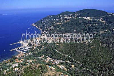 Vue aérienne de Théoule-sur-Mer, Alpes-Maritimes