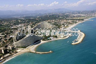Villeneuve-Loubet vu du ciel — photo aérienne des… (n°2)