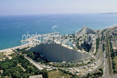 Vue aérienne de Villeneuve-Loubet, Alpes-Maritimes (n°3)