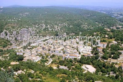 Photo aérienne de Balazuc (07) — Ardèche