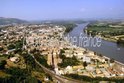 Photo aérienne de Le Pouzin (07) — Ardèche