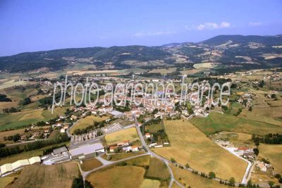 Photo aérienne de Vernoux-en-Vivarais (07) — Ardèche