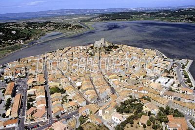 Vue aérienne de Gruissan, Aude — languedoc