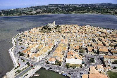 Gruissan vu du ciel — photo aérienne de l'Aude