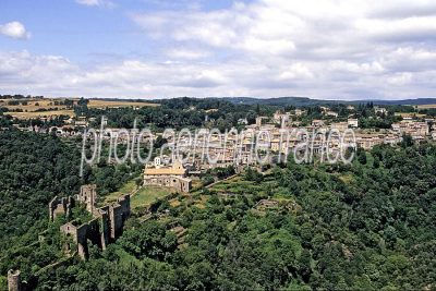 Photo aérienne de Saissac (11) — Aude