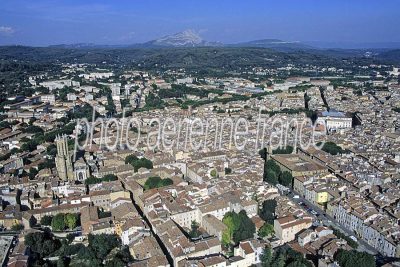 Aix-en-Provence vu du ciel — photo aérienne des Bouches-du-Rhône