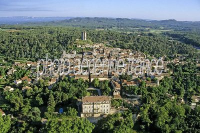 Photo aérienne de Barbentane (13) — Bouches-du-Rhône