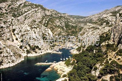 Vue aérienne de Calanques, Bouches-du-Rhône