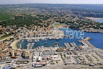 Carro vu du ciel — photo aérienne des Bouches-du-Rhône