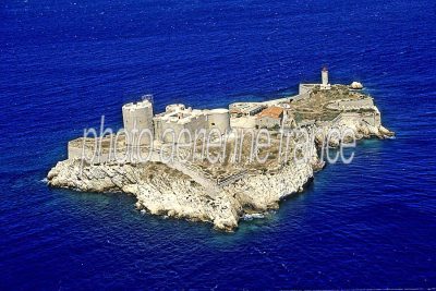 Chateau d If vu du ciel : méditerranée — Bouches-du-Rhône