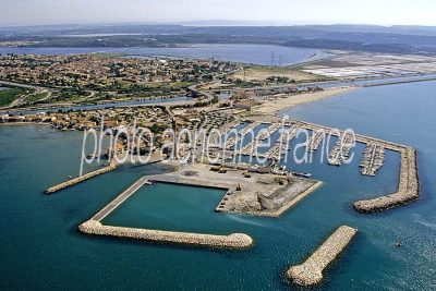 Vue aérienne de Fos-sur-Mer, Bouches-du-Rhône