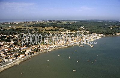 Vue aérienne de La Flotte, Charente-Maritime