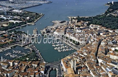 La Rochelle vu du ciel — photo aérienne de la Charente-Maritime