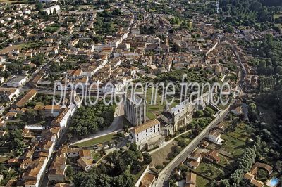 Photo aérienne de Pons (17) — Charente-Maritime
