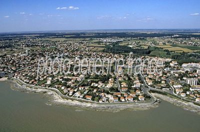Vue aérienne de Royan, Charente-Maritime