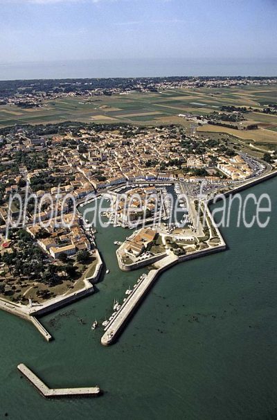 Vue aérienne de Saint-Martin-de-Ré, Charente-Maritime