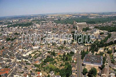 Photo aérienne de Bourges