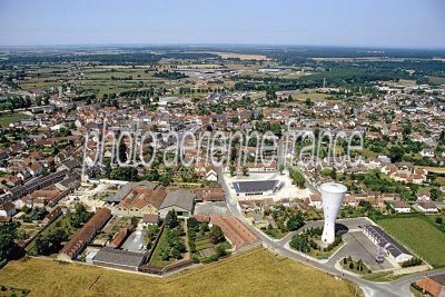 Photo aérienne de Sancoins