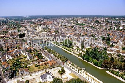 Photo aérienne de Vierzon (18) — Cher