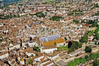 Vue aérienne de Beaune, Côte-d'Or